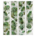 Modern Wallpaper Leaves on Concrete (Green) 114937 additionalThumb 1