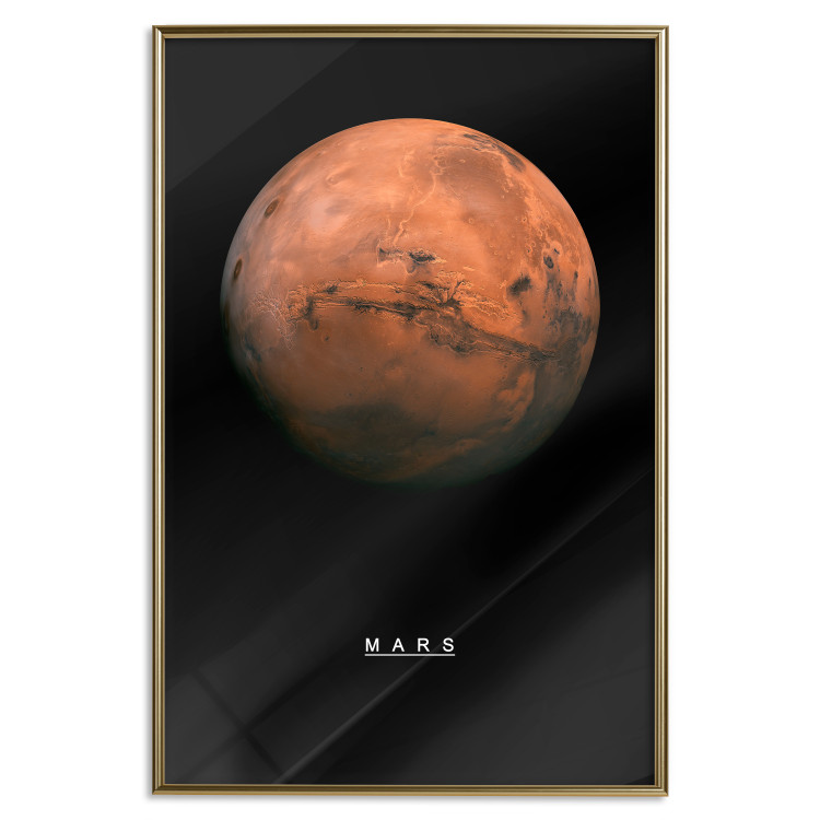 Wall Poster Mars - English text and red planet against a black space backdrop 116737 additionalImage 20
