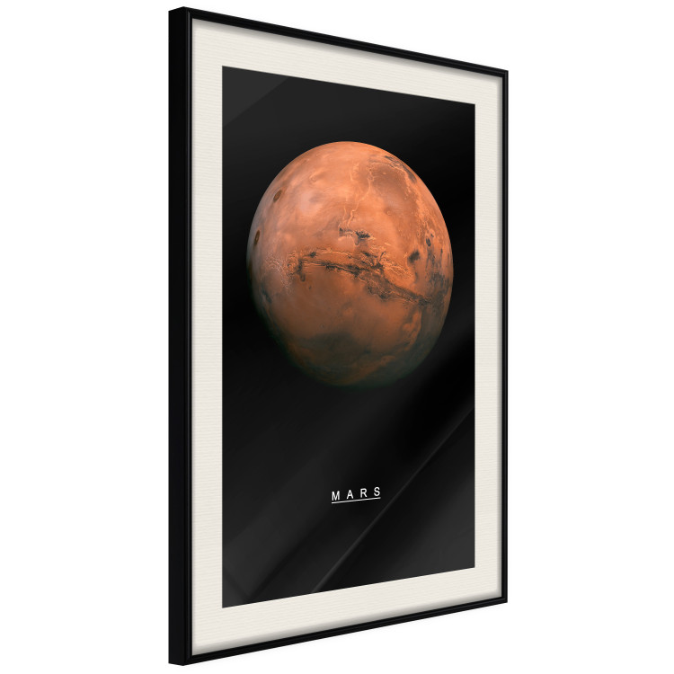 Wall Poster Mars - English text and red planet against a black space backdrop 116737 additionalImage 3