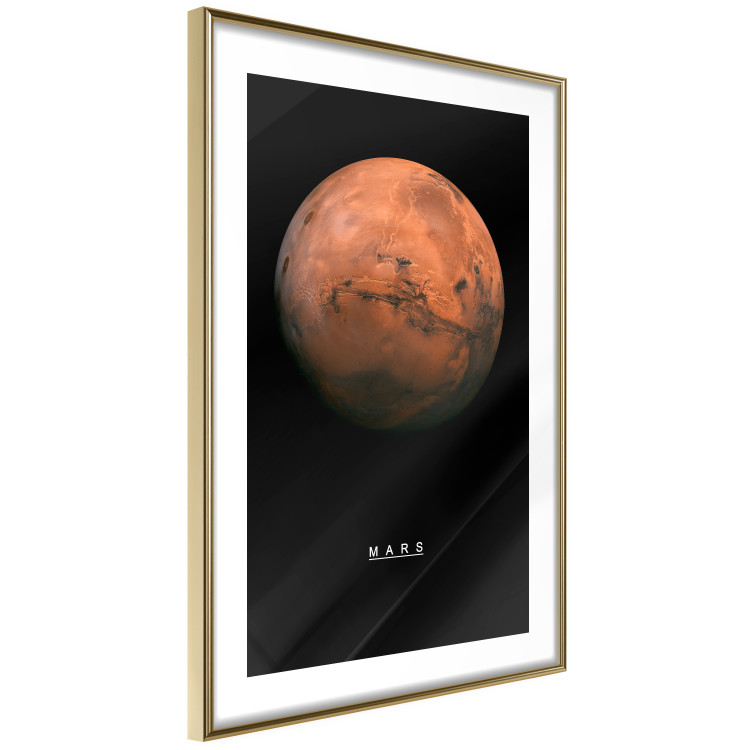 Wall Poster Mars - English text and red planet against a black space backdrop 116737 additionalImage 8
