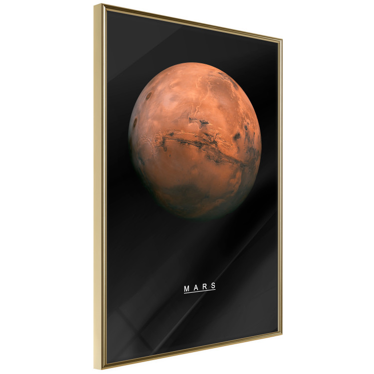 Wall Poster Mars - English text and red planet against a black space backdrop 116737 additionalImage 12