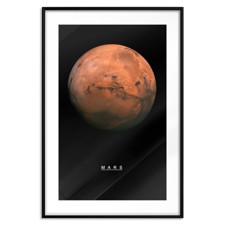 Wall Poster Mars - English text and red planet against a black space backdrop 116737 additionalImage 17