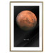 Wall Poster Mars - English text and red planet against a black space backdrop 116737 additionalThumb 16