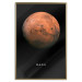 Wall Poster Mars - English text and red planet against a black space backdrop 116737 additionalThumb 20