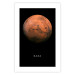 Wall Poster Mars - English text and red planet against a black space backdrop 116737 additionalThumb 25