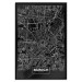 Poster Dark Map of Munich - black and white composition with simple inscriptions 118137 additionalThumb 24