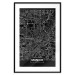 Poster Dark Map of Munich - black and white composition with simple inscriptions 118137 additionalThumb 17
