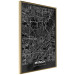 Poster Dark Map of Munich - black and white composition with simple inscriptions 118137 additionalThumb 14