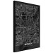 Poster Dark Map of Munich - black and white composition with simple inscriptions 118137 additionalThumb 12