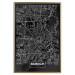Poster Dark Map of Munich - black and white composition with simple inscriptions 118137 additionalThumb 20