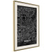 Poster Dark Map of Munich - black and white composition with simple inscriptions 118137 additionalThumb 2