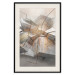 Poster Uncovered Space - geometric abstraction in gray stone blocks 118337 additionalThumb 18