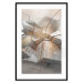 Poster Uncovered Space - geometric abstraction in gray stone blocks 118337 additionalThumb 15