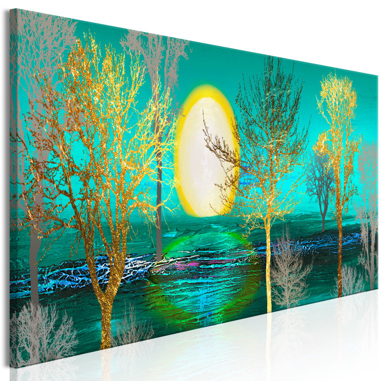 Canvas Print Golden Forest (1 Part) Narrow 122337 additionalImage 2