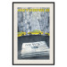 Poster Metropolis - newspapers with captions and yellow cars against skyscrapers 123637 additionalThumb 18
