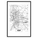 Poster City Map: Łódź - black and white map of Polish city with labels 123837 additionalThumb 19