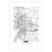 Poster City Map: Łódź - black and white map of Polish city with labels 123837 additionalThumb 14
