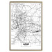 Poster City Map: Łódź - black and white map of Polish city with labels 123837 additionalThumb 16