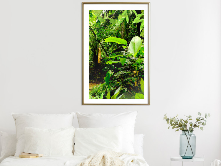 Wall Poster Lungs of the Earth - jungle landscape scenery with lush green leaves 123937 additionalImage 15