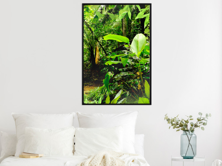 Wall Poster Lungs of the Earth - jungle landscape scenery with lush green leaves 123937 additionalImage 5