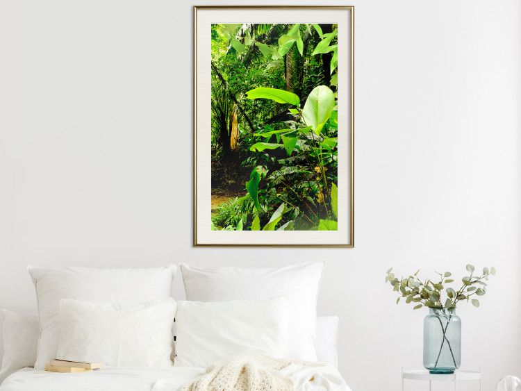 Wall Poster Lungs of the Earth - jungle landscape scenery with lush green leaves 123937 additionalImage 22