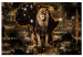 Large canvas print Golden Lion [Large Format] 125437