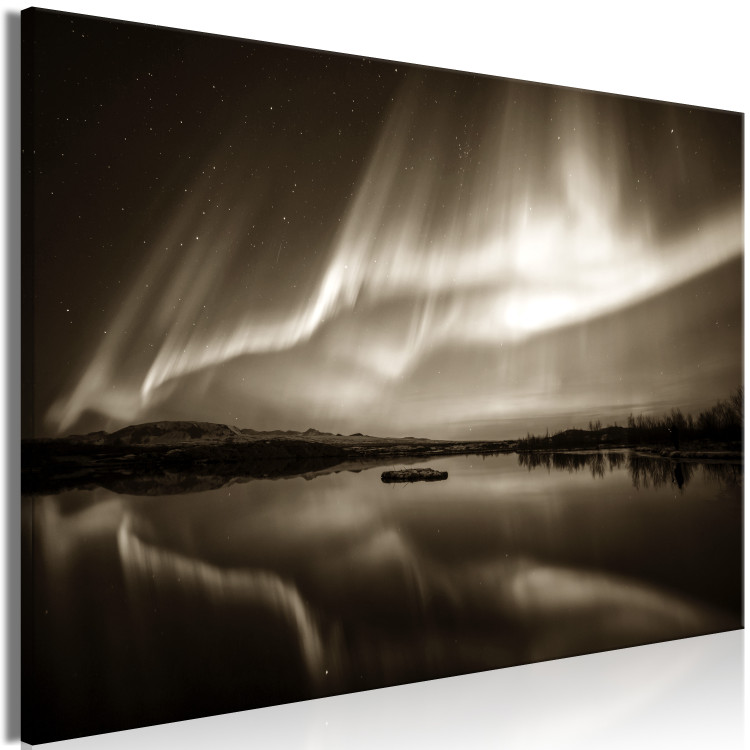 Large canvas print Lake in Sepia [Large Format] 125537 additionalImage 2