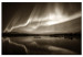 Large canvas print Lake in Sepia [Large Format] 125537
