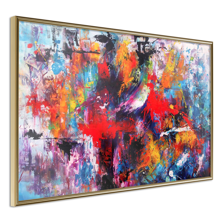 Wall Poster Finesse - explosive watercolor composition in an abstract motif 127037 additionalImage 12