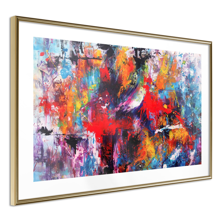 Wall Poster Finesse - explosive watercolor composition in an abstract motif 127037 additionalImage 7