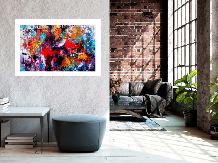 Wall Poster Finesse - explosive watercolor composition in an abstract motif 127037 additionalImage 3