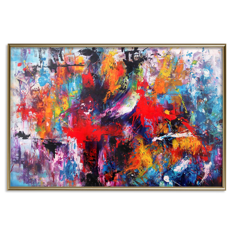 Wall Poster Finesse - explosive watercolor composition in an abstract motif 127037 additionalImage 17