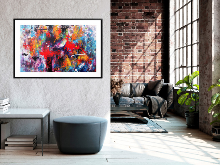 Wall Poster Finesse - explosive watercolor composition in an abstract motif 127037 additionalImage 18