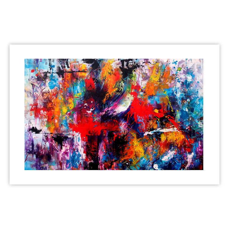 Wall Poster Finesse - explosive watercolor composition in an abstract motif 127037 additionalImage 19