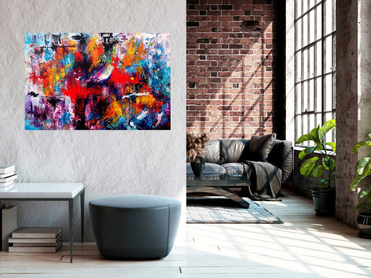 Wall Poster Finesse - explosive watercolor composition in an abstract motif 127037 additionalImage 2