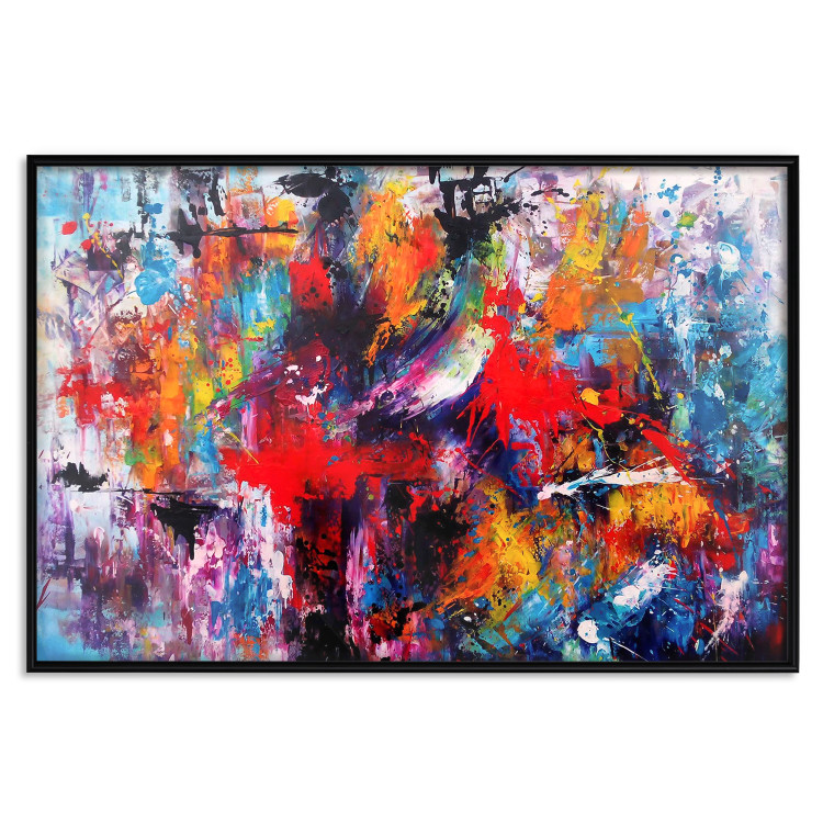 Wall Poster Finesse - explosive watercolor composition in an abstract motif 127037 additionalImage 16