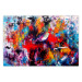 Wall Poster Finesse - explosive watercolor composition in an abstract motif 127037