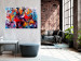 Wall Poster Finesse - explosive watercolor composition in an abstract motif 127037 additionalThumb 2