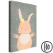 Canvas Art Print Pink Princess (1-part) vertical - pastel rabbit with stars 129537 additionalThumb 6