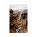 Poster River of Time - landscape of a river amidst rocky mountains against a clear sky 130237 additionalThumb 25