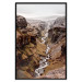 Poster River of Time - landscape of a river amidst rocky mountains against a clear sky 130237 additionalThumb 18