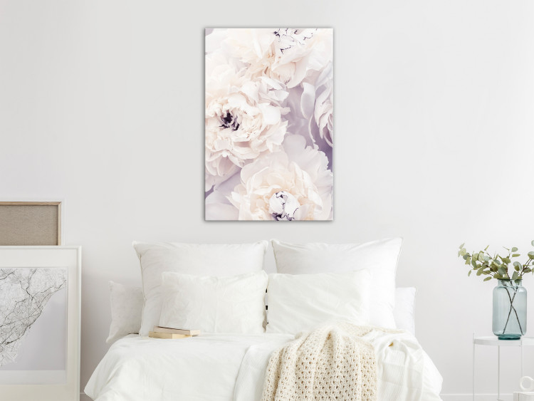 Canvas Print Creamy Magnolia - Pastel Composition with Flowers in Boho Style 135737 additionalImage 3