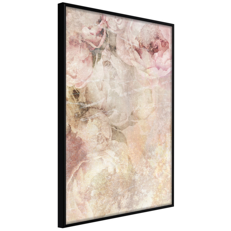 Poster Late Summer - warm floral composition with pink peony flowers 136037 additionalImage 21