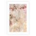 Poster Late Summer - warm floral composition with pink peony flowers 136037 additionalThumb 6