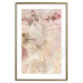 Poster Late Summer - warm floral composition with pink peony flowers 136037 additionalThumb 2