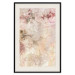 Poster Late Summer - warm floral composition with pink peony flowers 136037 additionalThumb 26