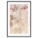 Poster Late Summer - warm floral composition with pink peony flowers 136037 additionalThumb 3