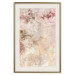 Poster Late Summer - warm floral composition with pink peony flowers 136037 additionalThumb 25