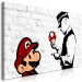 Large canvas print Mario Bros (Banksy) II [Large Format] 137537 additionalThumb 2