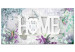 Large canvas print Home and Hummingbirds - Green II [Large Format] 137637
